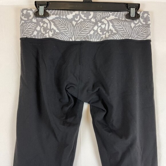 Lululemon Wunder Under Pant 8 Black Beachy Floral White Fossil/Fossil Gray - Picture 8 of 12